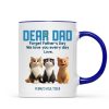 Forget Father's Day We Love You Every Day Cute Cartoon Cats Gift For Cat Lover Personalized Mug
