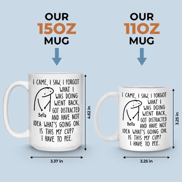 Forgetting Stuff Is My Cardio - Friend Personalized Custom Mug - Christmas Gift, Birthday Gift For Best Friends, Family Members, Coworkers, Yourself