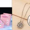 Four-Leaf Clover & Heart Necklace Gift Set - Dainty Gold Jewelry