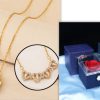 Four-Leaf Clover & Heart Necklace Gift Set - Dainty Gold Jewelry