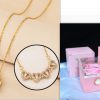 Four-Leaf Clover & Heart Necklace Gift Set - Dainty Gold Jewelry