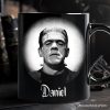 Frankenstein Spooky Portrait Personalized Mug Horror Villain Theme Halloween Gift with Custom Name