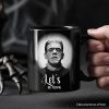 Frankenstein Spooky Portrait Personalized Mug Horror Villain Theme Halloween Gift with Custom Name