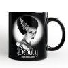 Frankenstein's Bride Spooky Portrait Personalized Mug Horror Villain Theme Halloween Gift with Custom Name