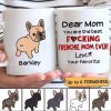 French Bulldog Best Dog Mom Personalized Coffee Mug