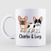 French Bulldog Dog Hair In Here Personalized Coffee Mug