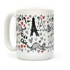 French Fashion Model Ferrets Coffee Mug