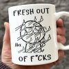 Fresh Out Of Cares And Still Slaying The Day - Friend Personalized Custom Mug - Christmas Gift, Birthday Gift For Best Friends, Family Members, Coworkers, Yourself