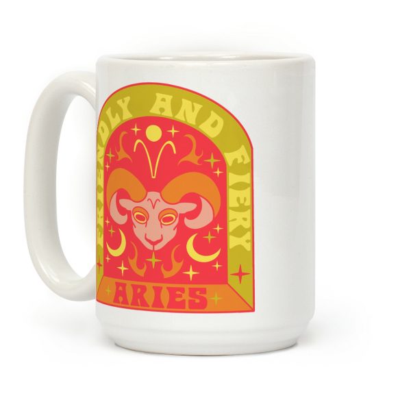 Friendly And Fiery Aries Coffee Mug