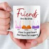 Friends Are Like Bras, Gift For Friends, Personalized Mug, Bras Friendship Mug