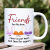 Friends Are Like Bras, Gift For Friends, Personalized Mug, Bras Friendship Mug