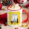 Friends Are The Family We Choose, Gift For Friends, Personalized Accent Mug, Bestie Together Ornament, Christmas Gift 04NAHN171123HH