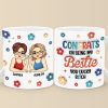 Friends Bring Warmth And Light To Our Darkest Days - Bestie Personalized Custom 3D Inflated Effect Printed Mug - Gift For Best Friends, BFF, Sisters