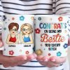 Friends Bring Warmth And Light To Our Darkest Days - Bestie Personalized Custom 3D Inflated Effect Printed Mug - Gift For Best Friends, BFF, Sisters
