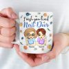 Friends By Chance, Besties By Choice - Bestie Personalized Custom 3D Inflated Effect Printed Mug - Gift For Best Friends, BFF, Sisters