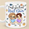 Friends By Chance, Besties By Choice - Bestie Personalized Custom 3D Inflated Effect Printed Mug - Gift For Best Friends, BFF, Sisters