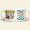 Friends Come And Go, Old Bestfriend And Beach White Mug Gift