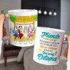 Friends Come And Go, Old Bestfriend And Beach White Mug Gift