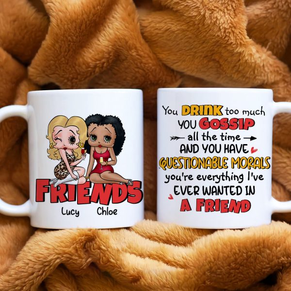 Friends, Gift For Best Friends, Personalized Mug, Bestie Drinking Mug 04HUHN050823HH