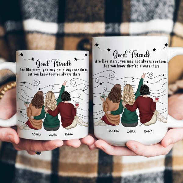 Friends Like Star - Thank You Gifts For Friends, Sisters - Personalized Mug