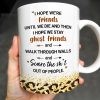 Friends Until We Die Ghost Friends Mug - Personalized Custom Coffee Mug - BST155_MG