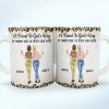 Friends We Never Walk Alone - Personalized White Edge-to-Edge Mug