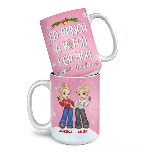 Friendship On Another Level - Bestie Personalized Custom Mug - Gift For Best Friends, BFF, Sisters