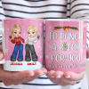 Friendship On Another Level - Bestie Personalized Custom Mug - Gift For Best Friends, BFF, Sisters