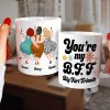 Friendship, You're my BFF Big Fart Friends, Personalized Mug, Gift For Friend