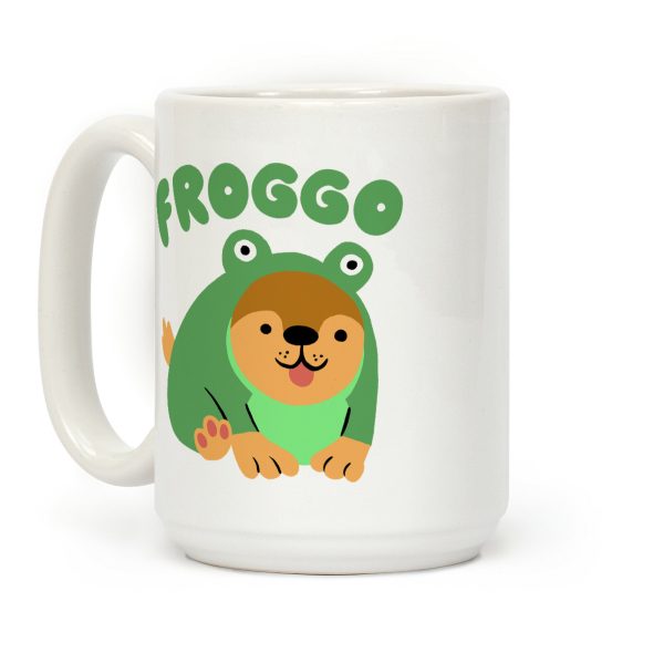 Froggo Doggo Frog Coffee Mug