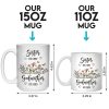 From Bestie To Godmother - Bestie Personalized Custom Mug - Gift For Best Friends, BFF, Sisters
