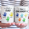 From Dad To Grandpa - Family Personalized Custom 3D Inflated Effect Printed Mug - Father's Day, Gift For Dad, Grandpa