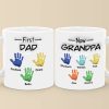 From Dad To Grandpa - Family Personalized Custom 3D Inflated Effect Printed Mug - Father's Day, Gift For Dad, Grandpa