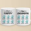 From Dad To Grandpa - Family Personalized Custom 3D Inflated Effect Printed Mug - Father's Day, Gift For Dad, Grandpa