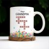 From First-Time Mom To Beloved Grandma Mug - Personalized Custom Coffee Mug - GRM038_MG