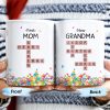 From First-Time Mom To Beloved Grandma Mug - Personalized Custom Coffee Mug - GRM038_MG
