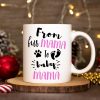 From Fur Mama to Baby Mama Coffee Mug Funny New Mom Gift for First Time Mom Wife Daughter