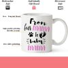 From Fur Mama to Baby Mama Coffee Mug Funny New Mom Gift for First Time Mom Wife Daughter