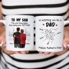 From Mom Dad To Son Watching You Be A Dad Personalized Mug, Gift For Son