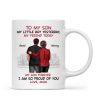 From Mom To Son My Little Boy Yesterday My Friend Today Personalized Mug