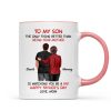 From Mom To Son Watching You Be A Dad - Personalized Mug - Gift For Son