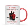 From Mom To Son Watching You Be A Dad - Personalized Mug - Gift For Son
