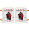 From Mom To Son Watching You Be A Dad - Personalized Mug - Gift For Son