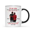 From Mom To Son Watching You Be A Dad Personalized Mug, Heartfelt Gift For Son