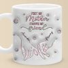 From My Hands To Yours, Always - Family Personalized Custom 3D Inflated Effect Printed Mug - Mother's Day, Gift For Mom, Daughter