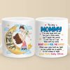 From My Tiny Hands To Your Big Heart - Family Personalized Custom Mug - Mother's Day, Baby Shower Gift, Gift For First Mom