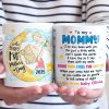 From My Tiny Hands To Your Big Heart - Family Personalized Custom Mug - Mother's Day, Baby Shower Gift, Gift For First Mom