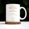 From Our First Kiss Till Our Last Breath, Holding Hands - Personalized Custom Coffee Mug - CPL118_MG
