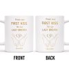 From Our First Kiss Till Our Last Breath, Holding Hands - Personalized Custom Coffee Mug - CPL118_MG
