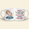 From Teenage Tantrums, Gift For Mom, Personalized Mug, Fart Butt Mug, Mother's Day Gift